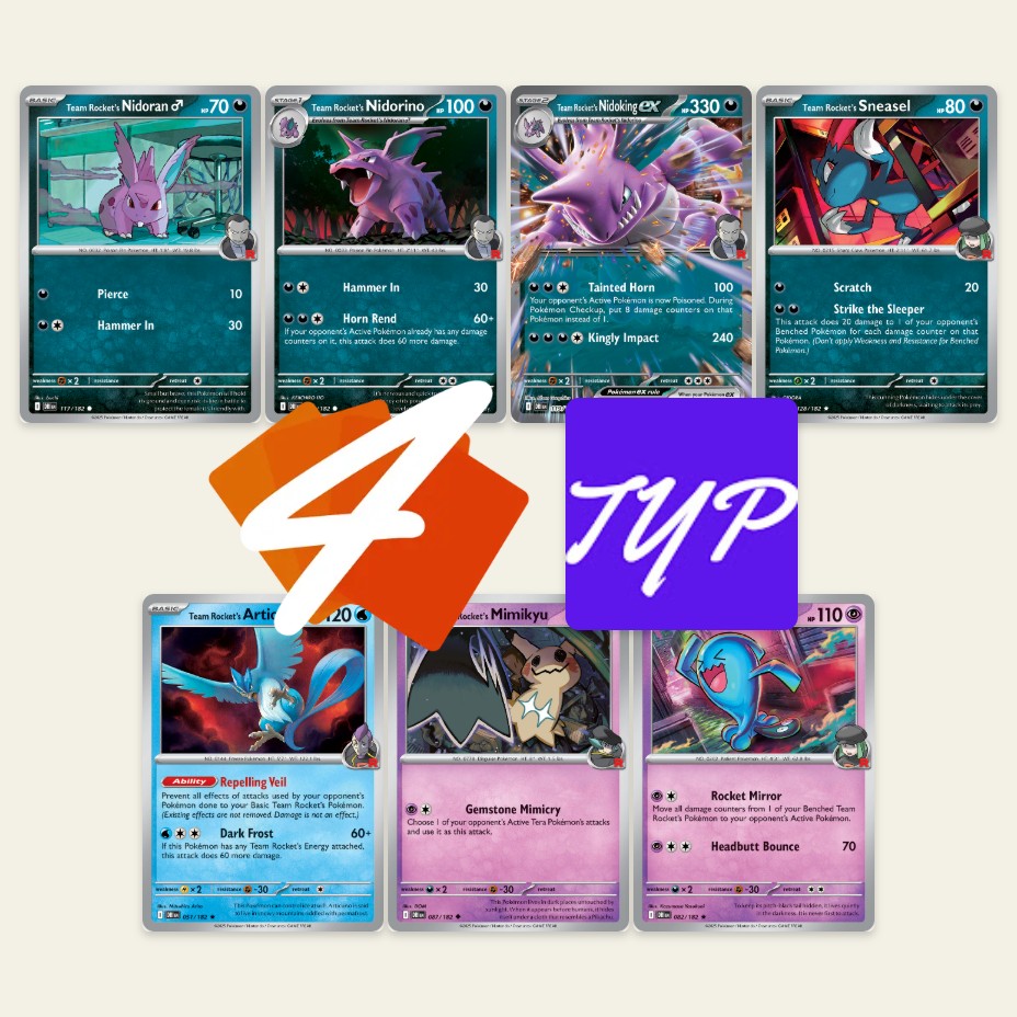 Team Rocket's Nidoking ex stream from June 27th, 2025